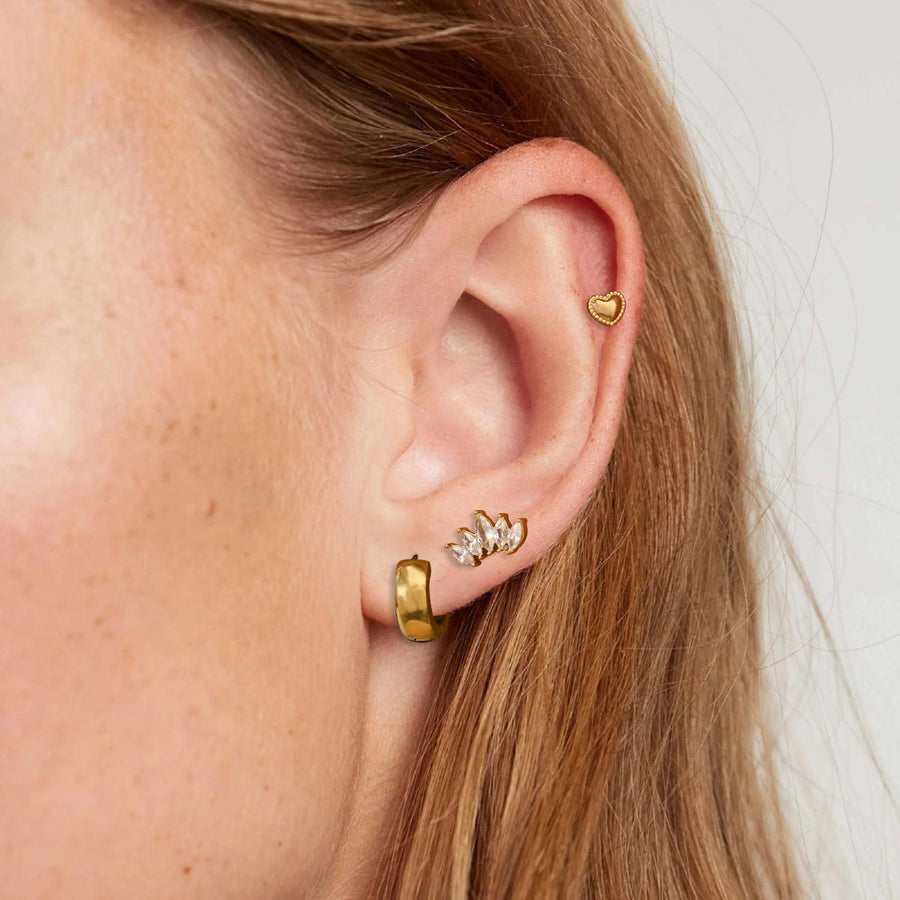 Elegant Sparkling Stud Earrings Bundle for Women, Fashion Jewelry Gift